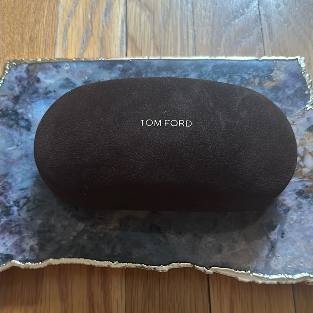 Tom Ford Dark Brown Eyeglass Case